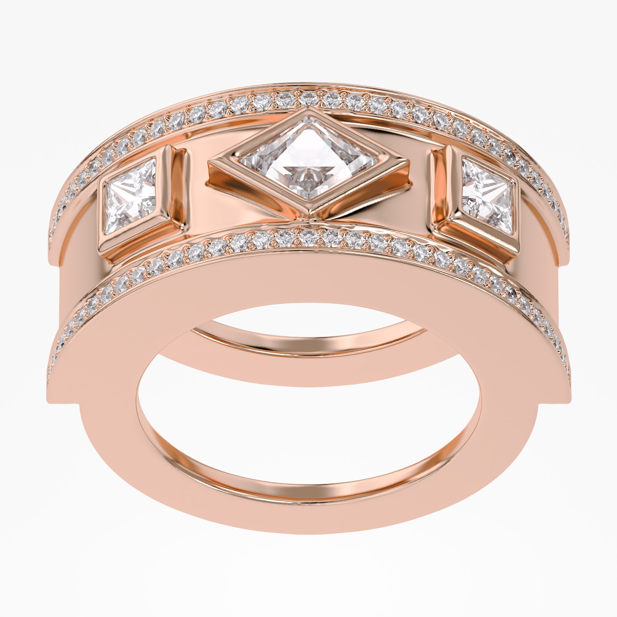 1.75 Carat Lab Grown Diamond Oura Ring Jacket