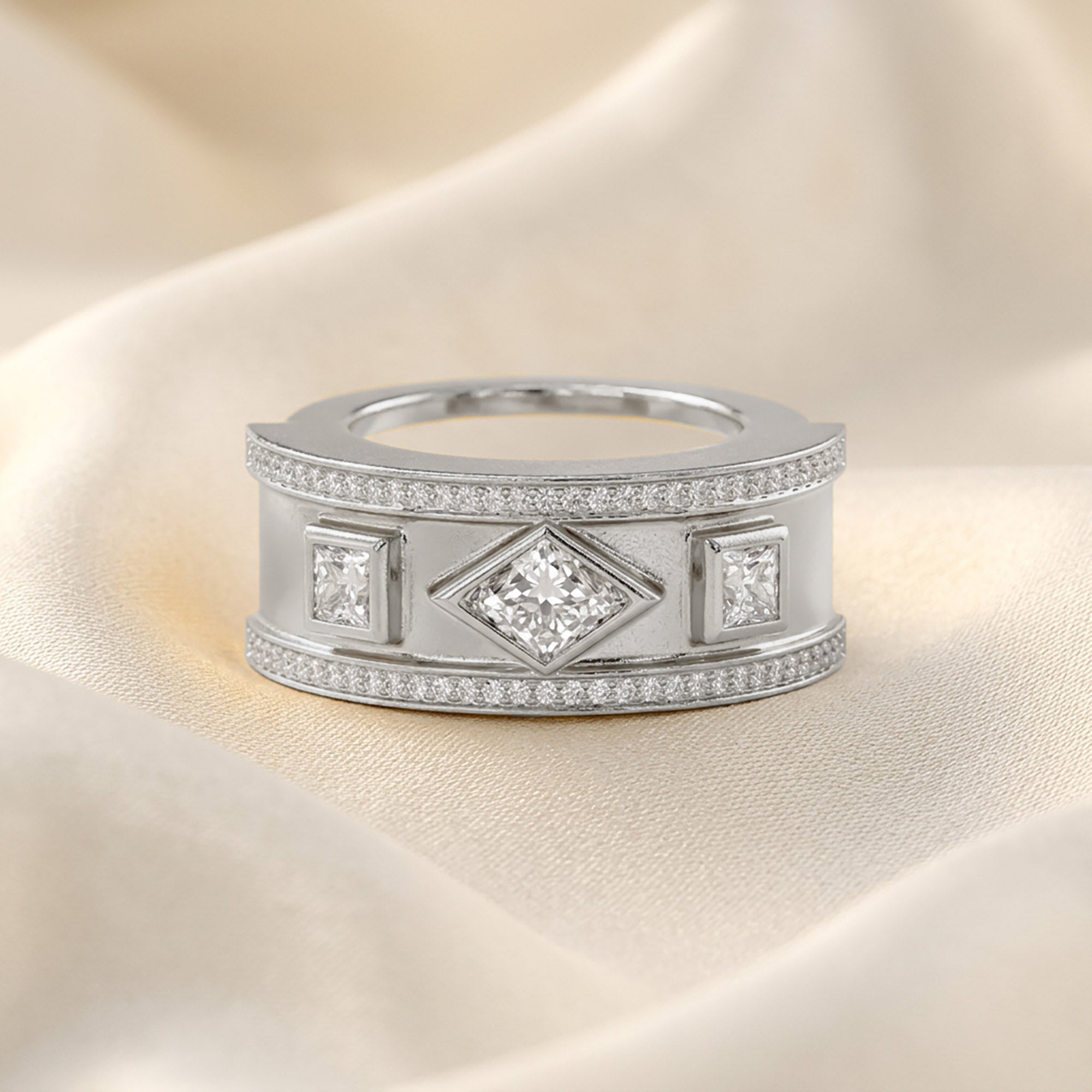 1.75 CTW Lab Grown Diamond Oura Ring Jacket