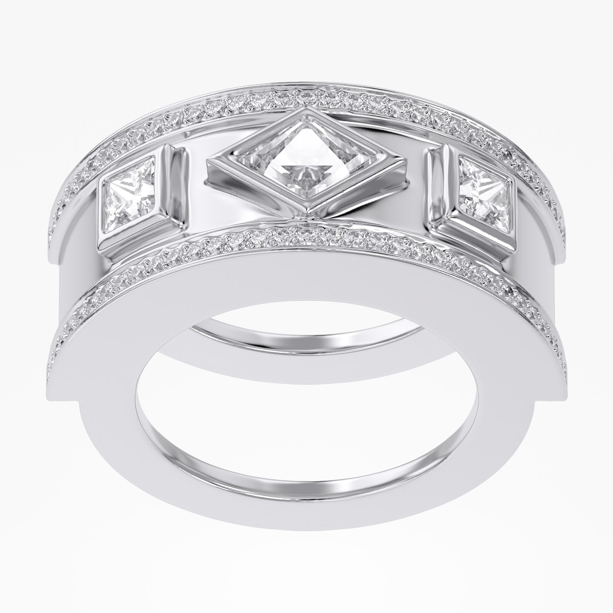 1.75 Carat Lab Grown Diamond Oura Ring Jacket