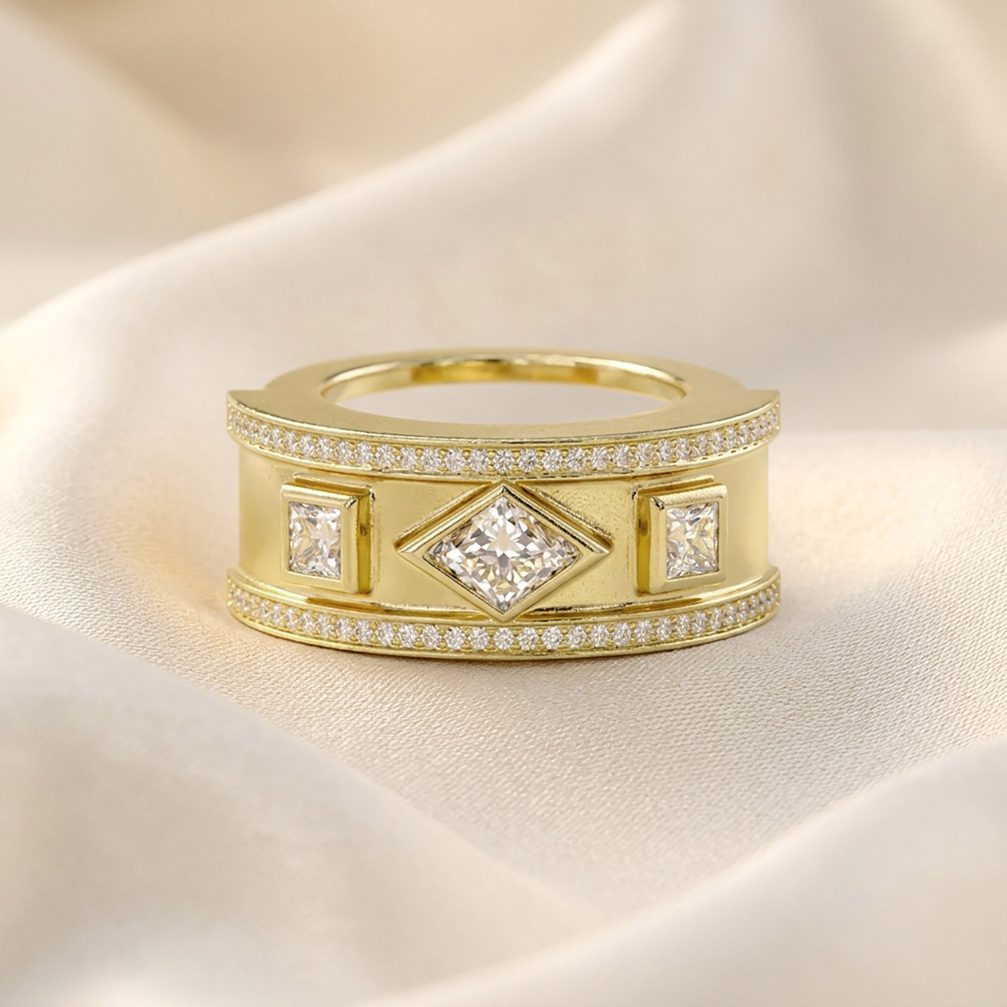 1.75 Carat Lab Grown Diamond Oura Ring Jacket