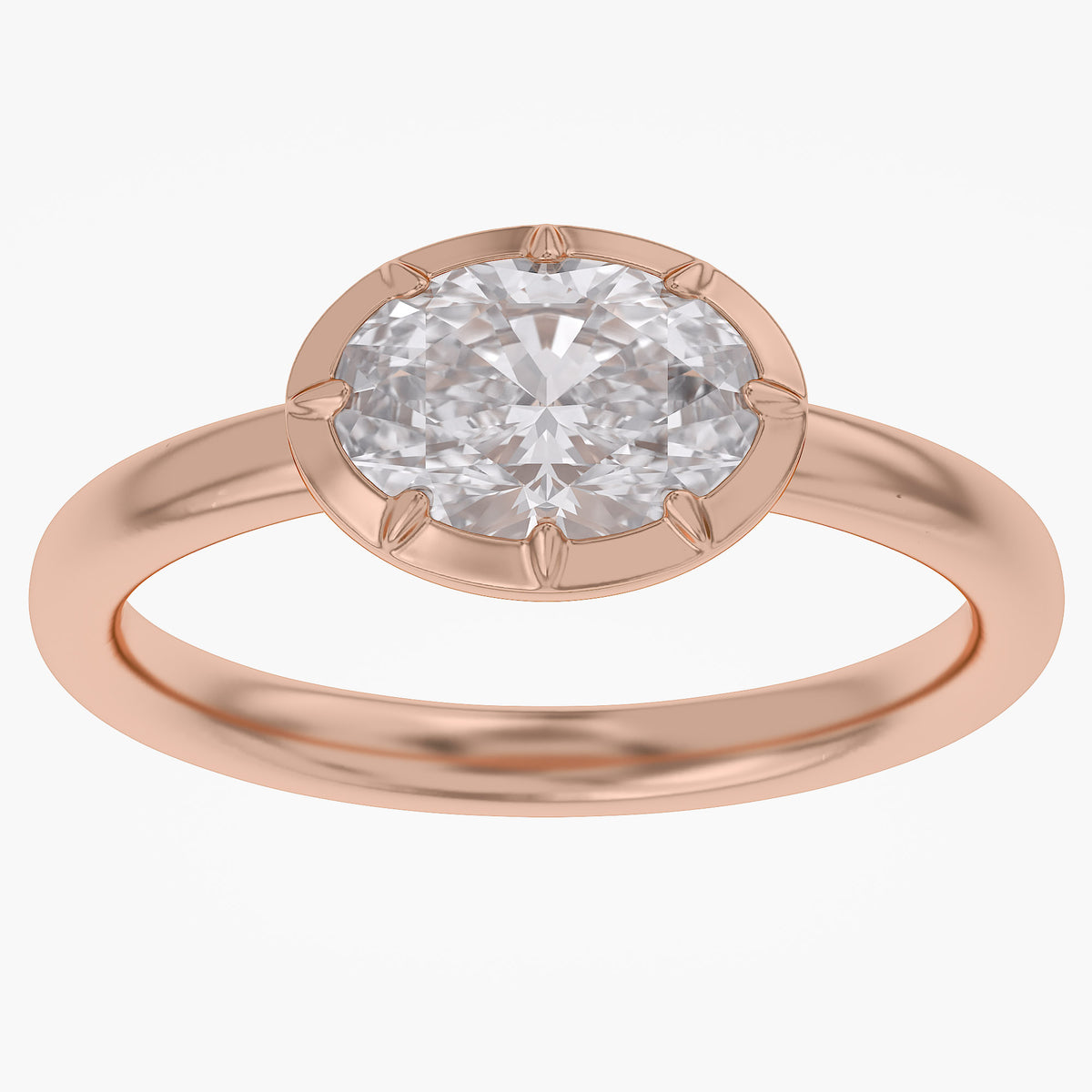 Lab Grown Georgian Style Rings