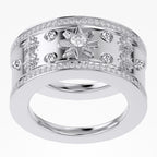 0.40 Carat Round Cut Lab Grown Diamond Oura Ring Jackets