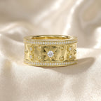 0.40 Carat Round Cut Lab Grown Diamond Oura Ring Jackets