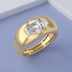 1.80 Carat Fancy - Cut Lab Grown Diamond  Pinky Ring