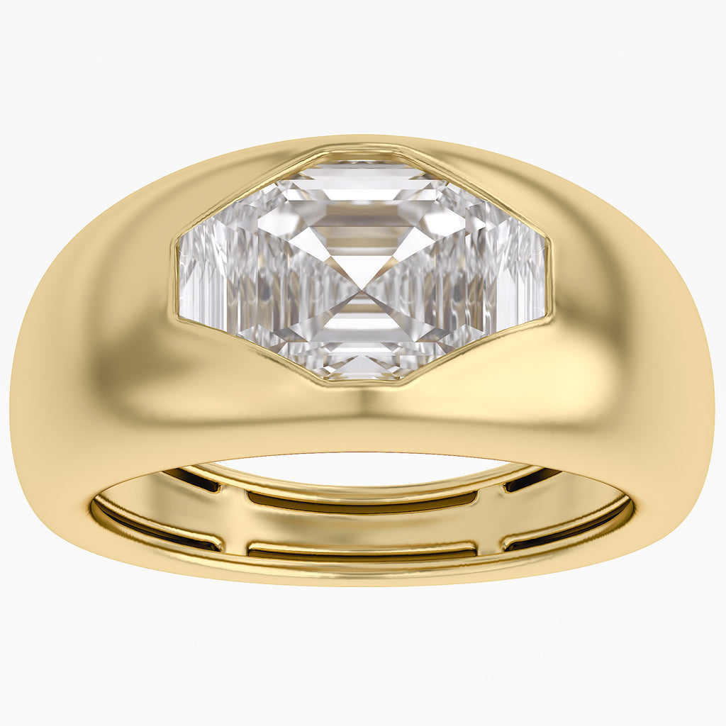 1.80 Carat Fancy - Cut Lab Grown Diamond  Pinky Ring