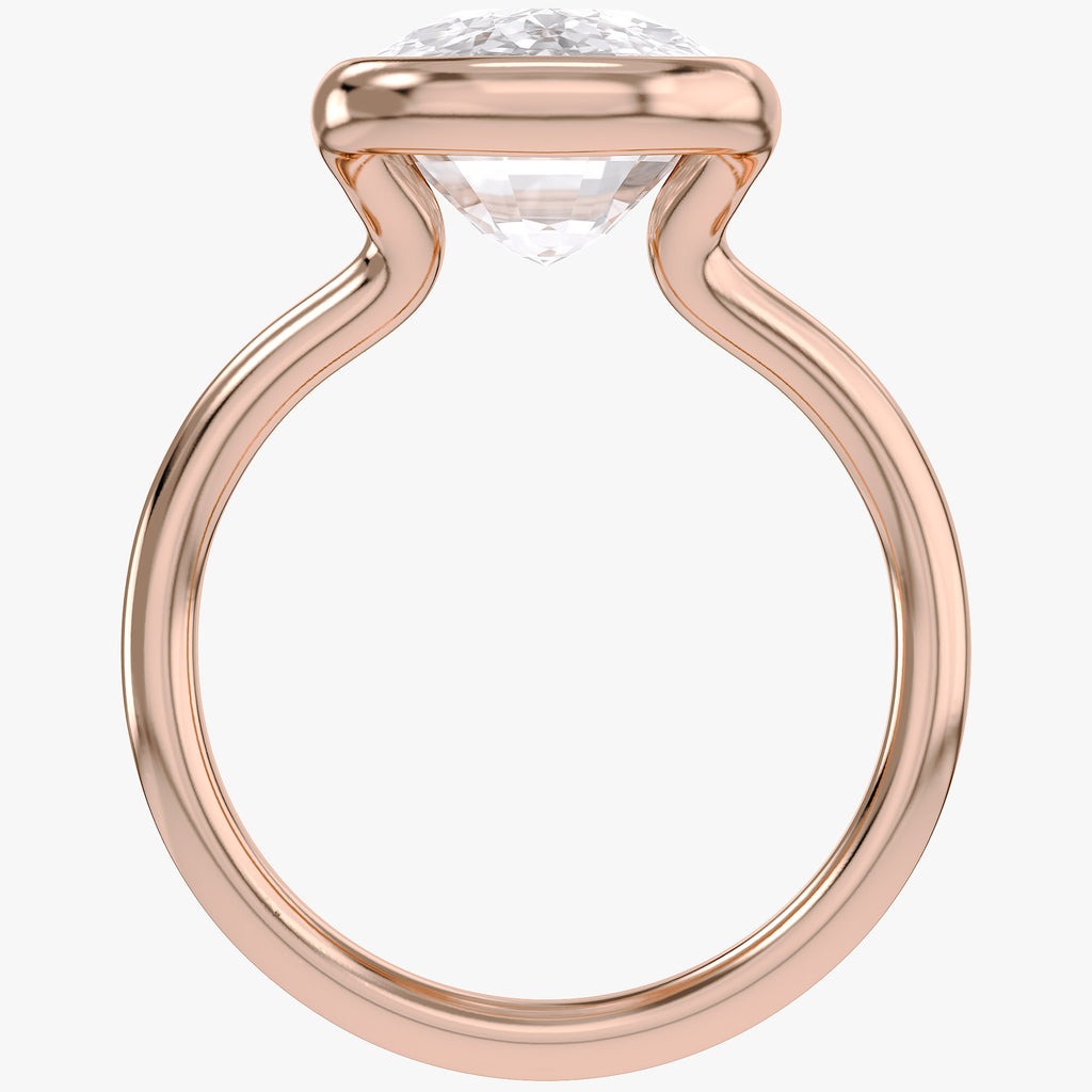 5.00 CTW Oval Cut Lab-Grown Diamond Solitaire Ring