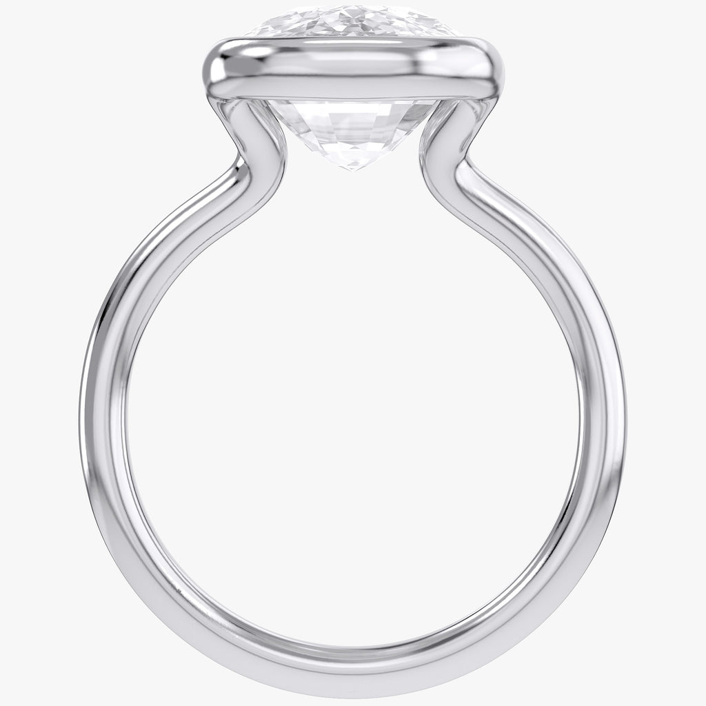 5.00 CTW Oval Cut Lab-Grown Diamond Solitaire Ring
