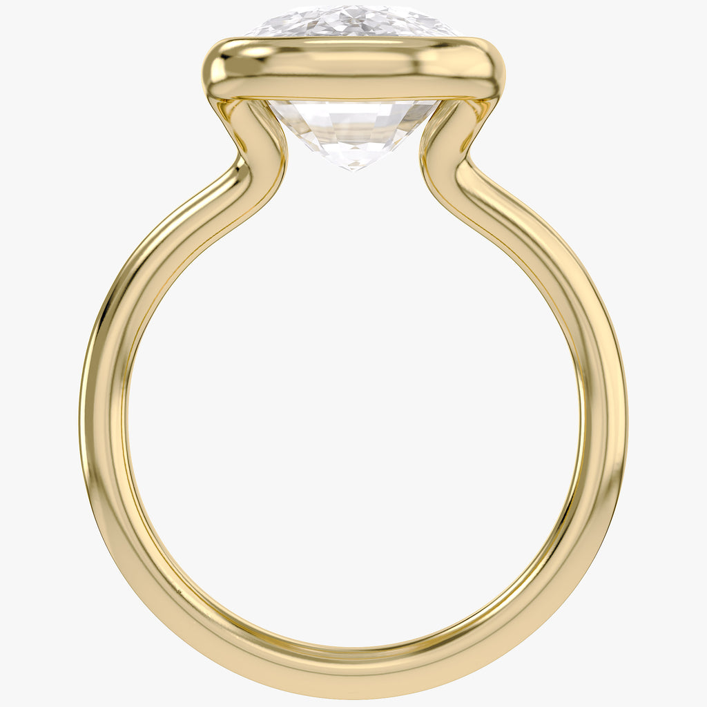 5.00 CTW Oval Cut Lab-Grown Diamond Solitaire Ring