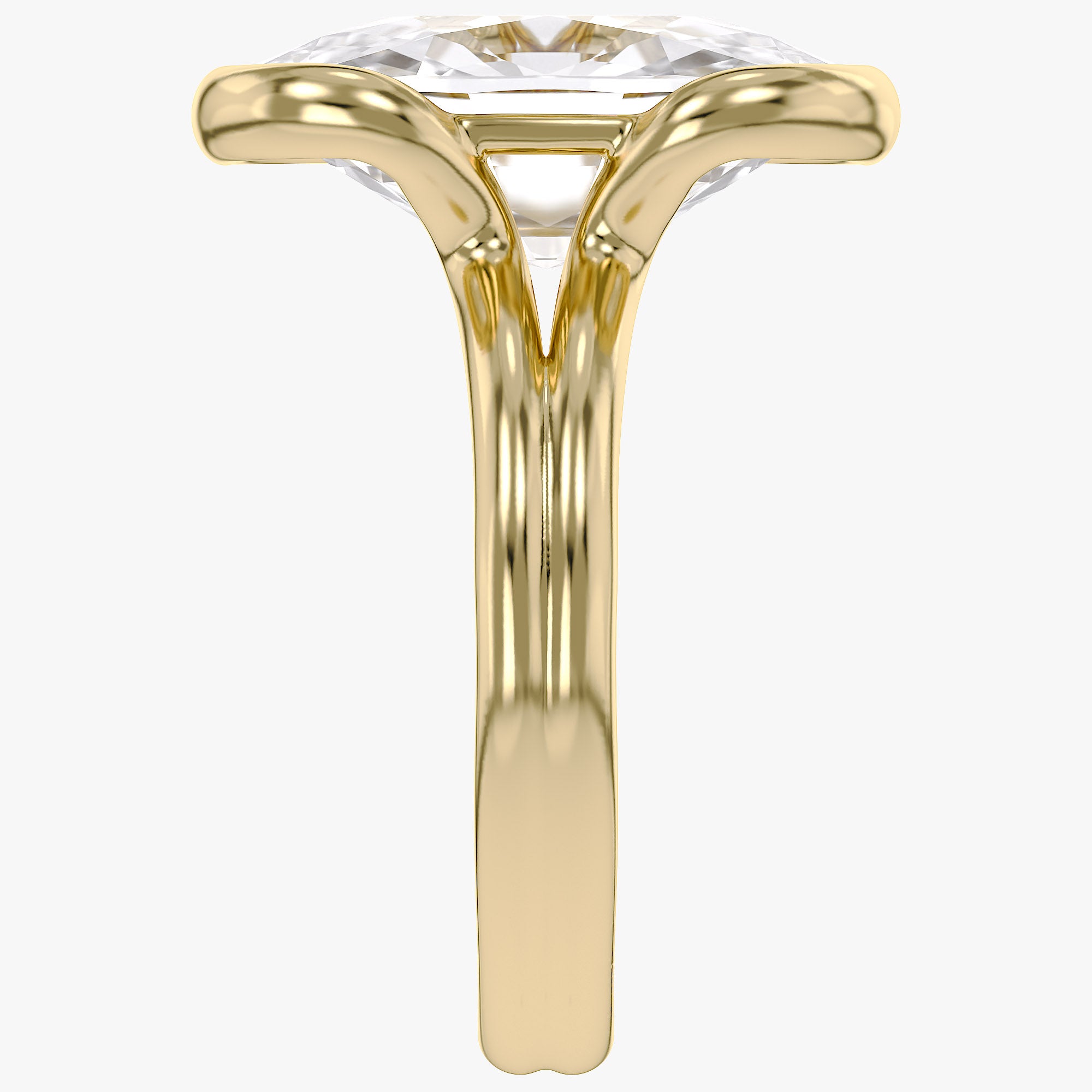5.00 CTW Oval Cut Lab-Grown Diamond Solitaire Ring