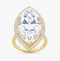 13.03 Carat Marquise-cut Lab Grown Diamond Ring