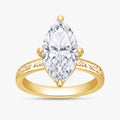 3.00 Carat Marquise Cut Lab Grown Diamond Solitaire Ring