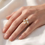2.80 Carat Multi-Shape Lab-Grown Diamond Cluster Ring