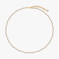 4.20 Carat Round Cut Lab Grown Diamond Teniss Link Necklace