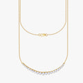 2.00 Carat Round Cut Lab Grown Diamond Tennis Necklace