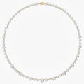 10.25 Carat Round Cut Lab Grown Diamond Tennis Necklace