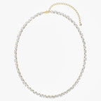11.00 Carat Multishape Lab Grown Diamond Tennis Necklace