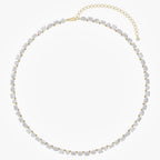 11.00 Carat Multishape Lab Grown Diamond Tennis Necklace