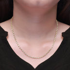 1.60 Carat Round Shape Lab Grown Diamond Tennis Necklace