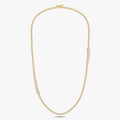 4.15 Carat Round Cut Lab Grown Diamond Tennis Necklace