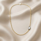 3.00 Carat Marquise Shape Lab Grown Diamond Solitaire Pendant Necklace
