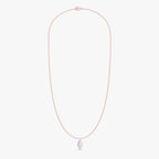 2.20 Carat Oval Cut Lab Grown Diamond Solitaire Pendant Necklace