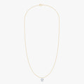 0.50 Carat Round Cut Lab Grown Diamond Solitaire Pendant Necklace
