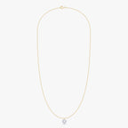 0.50 Carat Round Cut Lab Grown Diamond Solitaire Pendant Necklace