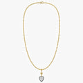 5.00 Carat Heart Shape Lab Grown Diamond Charm Pendant Necklace