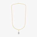 7.00 Carat Pear Shape Lab Grown Diamond Charm Pendant Necklace