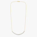 2.5 CTW Round Lab Grown Diamond Graduated Prong-Set Necklace