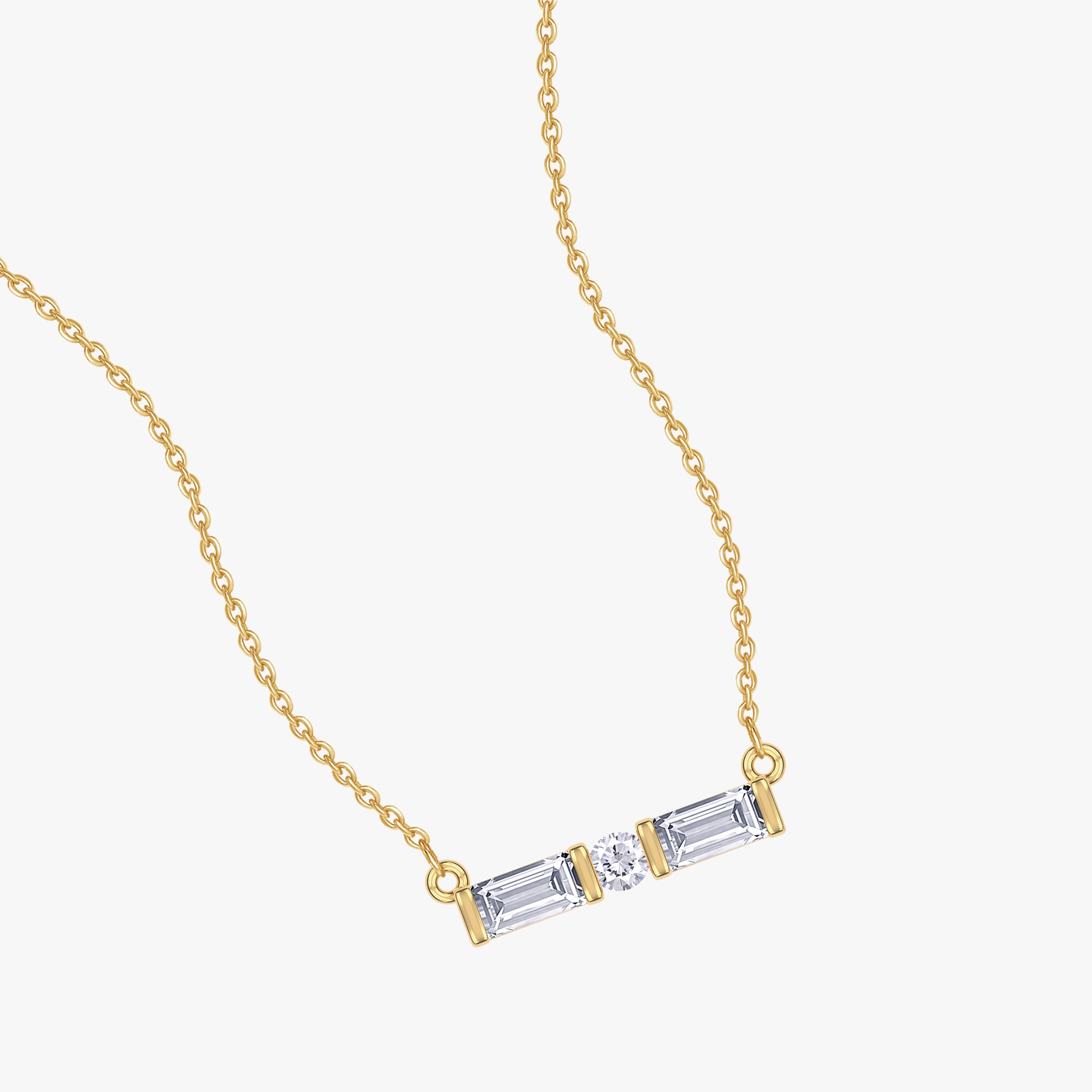 0.12 Carat Lab Grown Diamond  Morse Code Pendant Necklace Alphabet Letter "K"