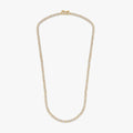 15.35 CTW Baguette and Round Cut Lab Grown Diamond Tennis Necklace
