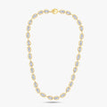33.70 Carat Multishape Lab Grown Diamond Tennis Necklace