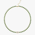 15.60 Carat Multishape Lab Grown Diamond Tennis Necklace