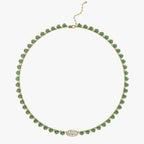 13.23 TCW  Multishape Lab Grown Diamond Tennis Necklace