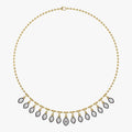 7.70 Carat Marquise Cut Lab Grown Diamond Teardrop Necklace Jewelry