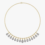 7.70 Carat Marquise Cut Lab Grown Diamond Teardrop Necklace Jewelry