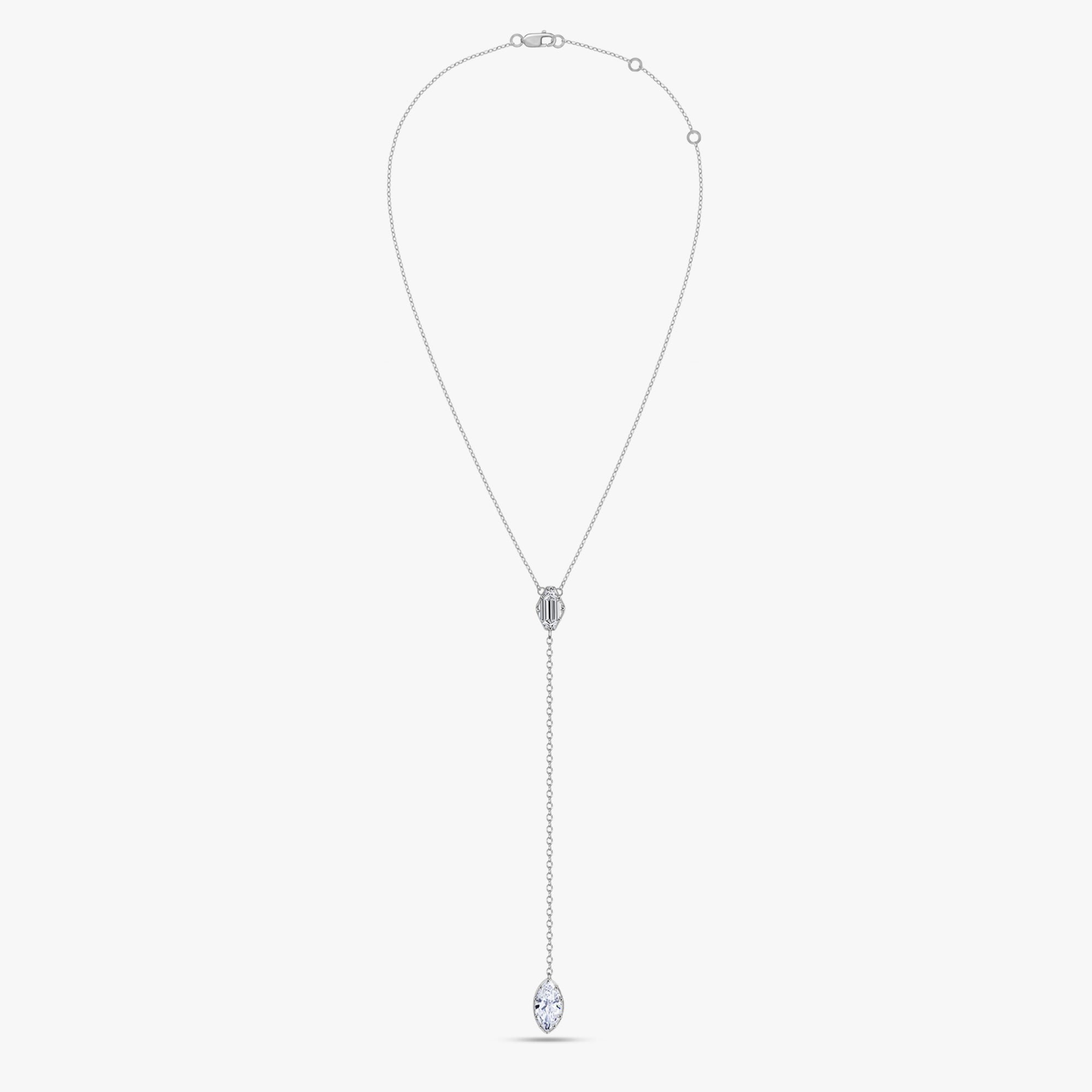 1.50 Carat Multishape Lab Grown Diamond Collar Necklace Jewelry