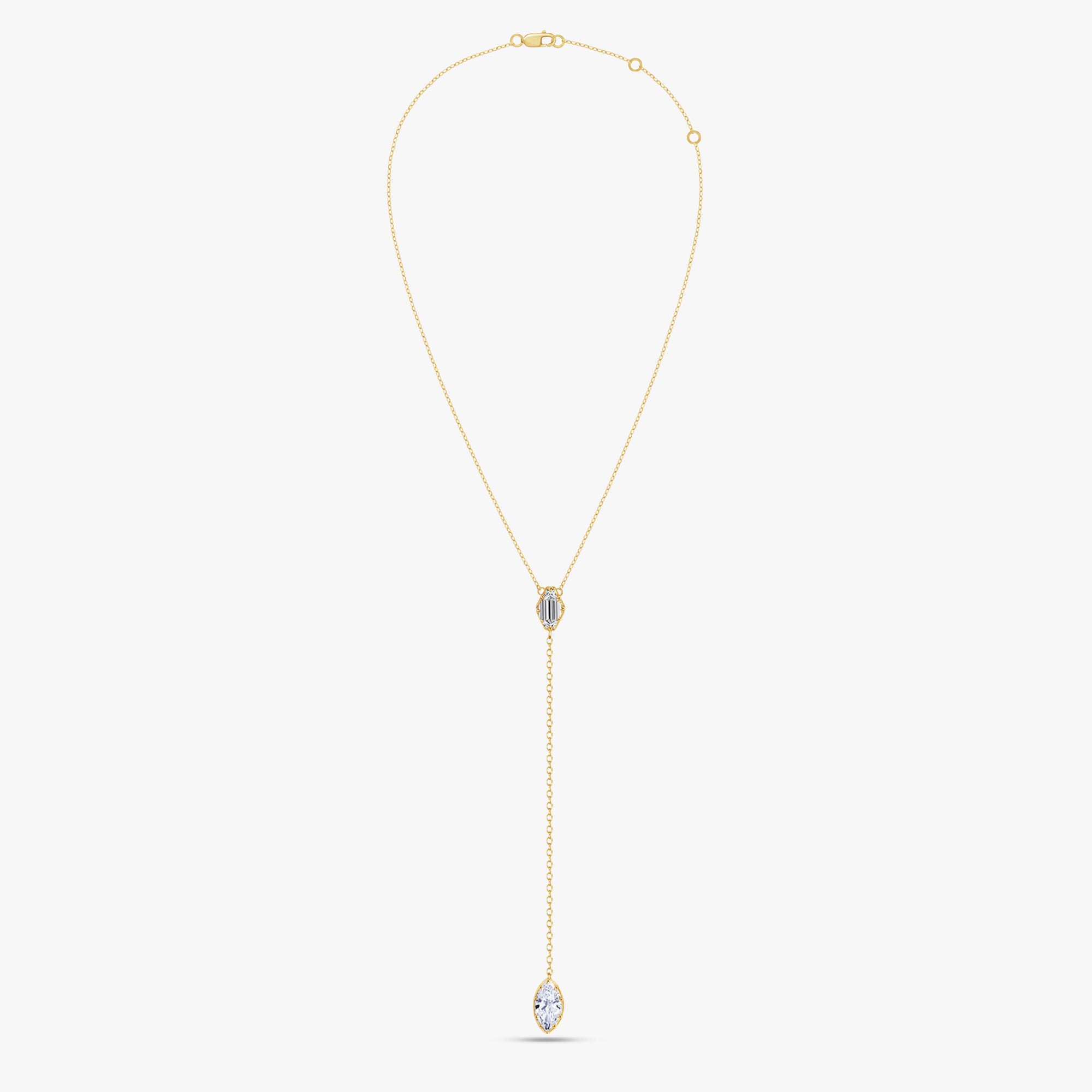 1.50 Carat Multishape Lab Grown Diamond Collar Necklace Jewelry