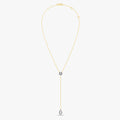 1.25 Carat Hexagon and Pear Shape Lab Grown Diamond Collar Necklace Jewelry
