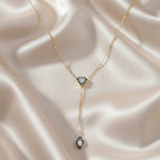 1.20 Carat Lozenge and Calf Cut Lab Grown Diamond Collar Necklace Jewelry