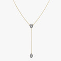 1.20 Carat Lozenge and Calf Cut Lab Grown Diamond Collar Necklace Jewelry
