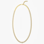 13.85 TCW Lab Grown Diamond Hexagon Prong Set Necklace