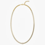 13.85 TCW Lab Grown Diamond Hexagon Prong Set Necklace