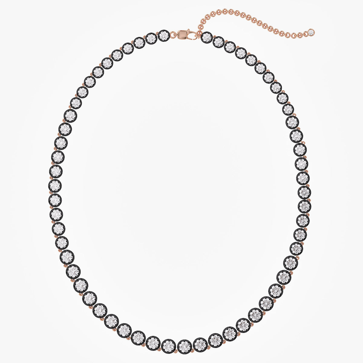 12.12 CTW Round Lab Grown Diamond Luxury Tennis Necklace
