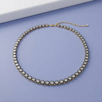 12.12 CTW Round Lab Grown Diamond Luxury Tennis Necklace