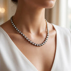 12.12 CTW Round Lab Grown Diamond Luxury Tennis Necklace