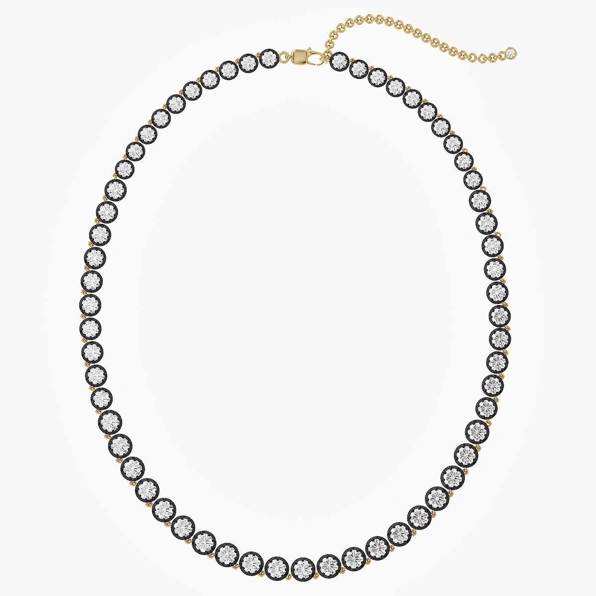 12.12 CTW Round Lab Grown Diamond Luxury Tennis Necklace
