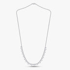 1.24 CTW Oval & Round Lab Grown Diamond Necklace