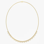 1.15 CTW Oval & Round Lab Grown Diamond Necklace